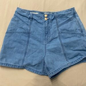 High rise shorts